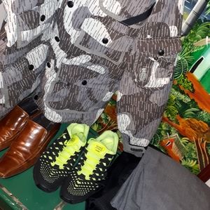 Mens jacket  dress shoes and sneakers